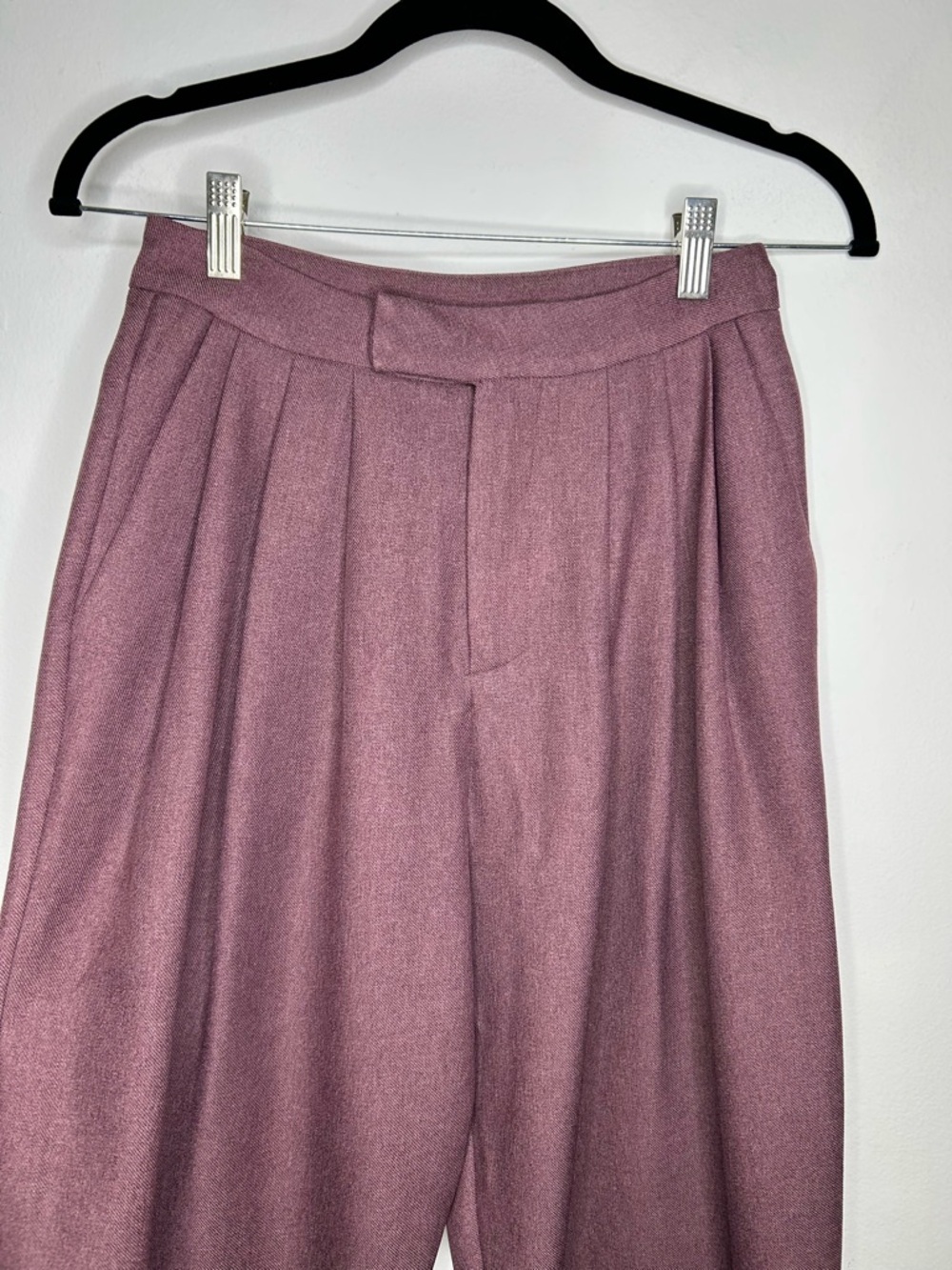NWT Commense Straight Leg High Waist pleated pants size XS - Picture 2 of 7